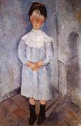 Amedeo Modigliani Little girl in blue oil painting picture wholesale